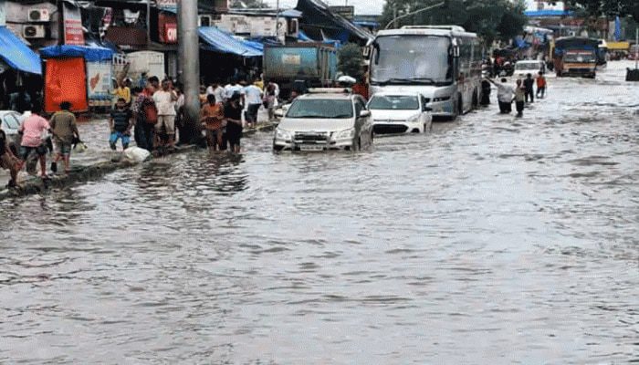 Disaster rain in Maya city